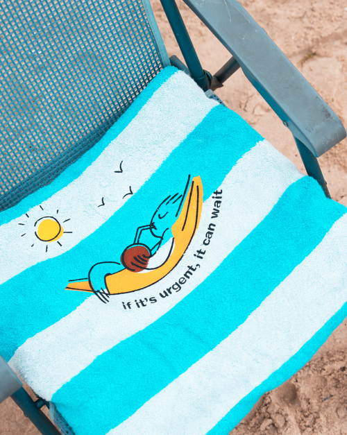 Beach Towel | If It's Urgent, It Can Wait