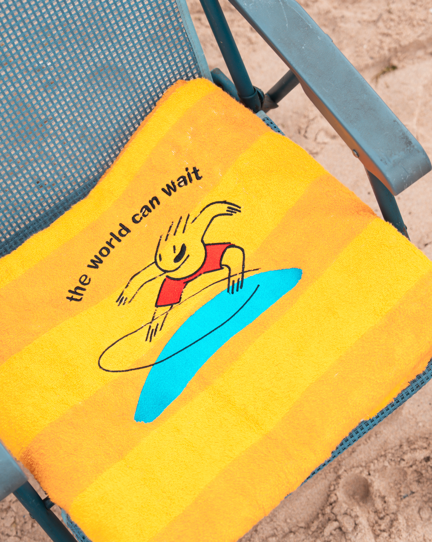Beach Towel | The World Can Wait