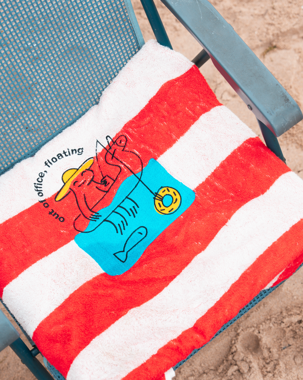 Beach Towel | Out of the Office, Floating