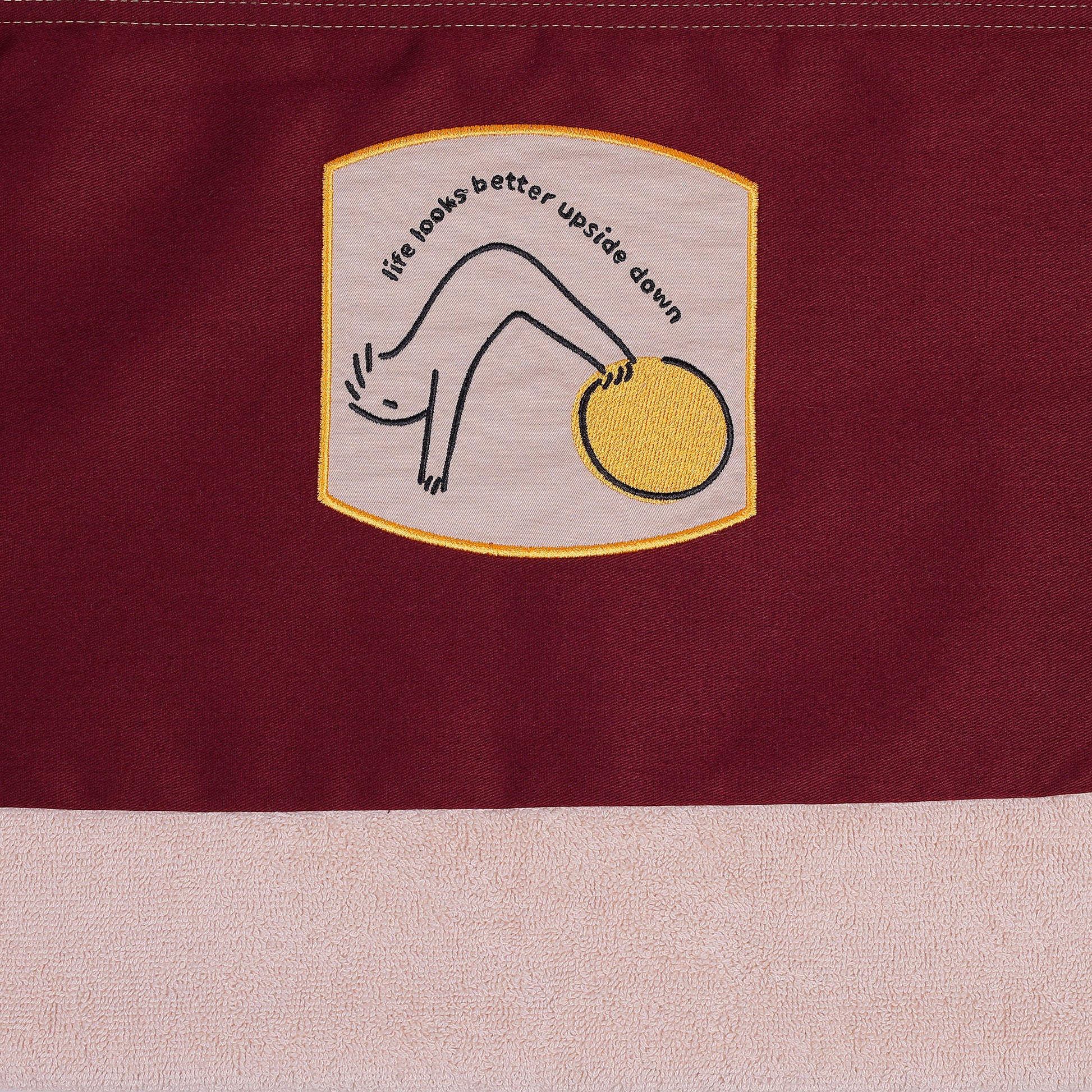 Upside Down Towel